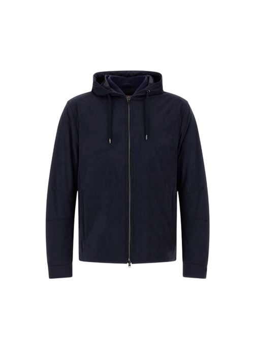 Giacca resort in melange effetto camoscio ed ecoage Herno | GI00083UR - 12729S.9200